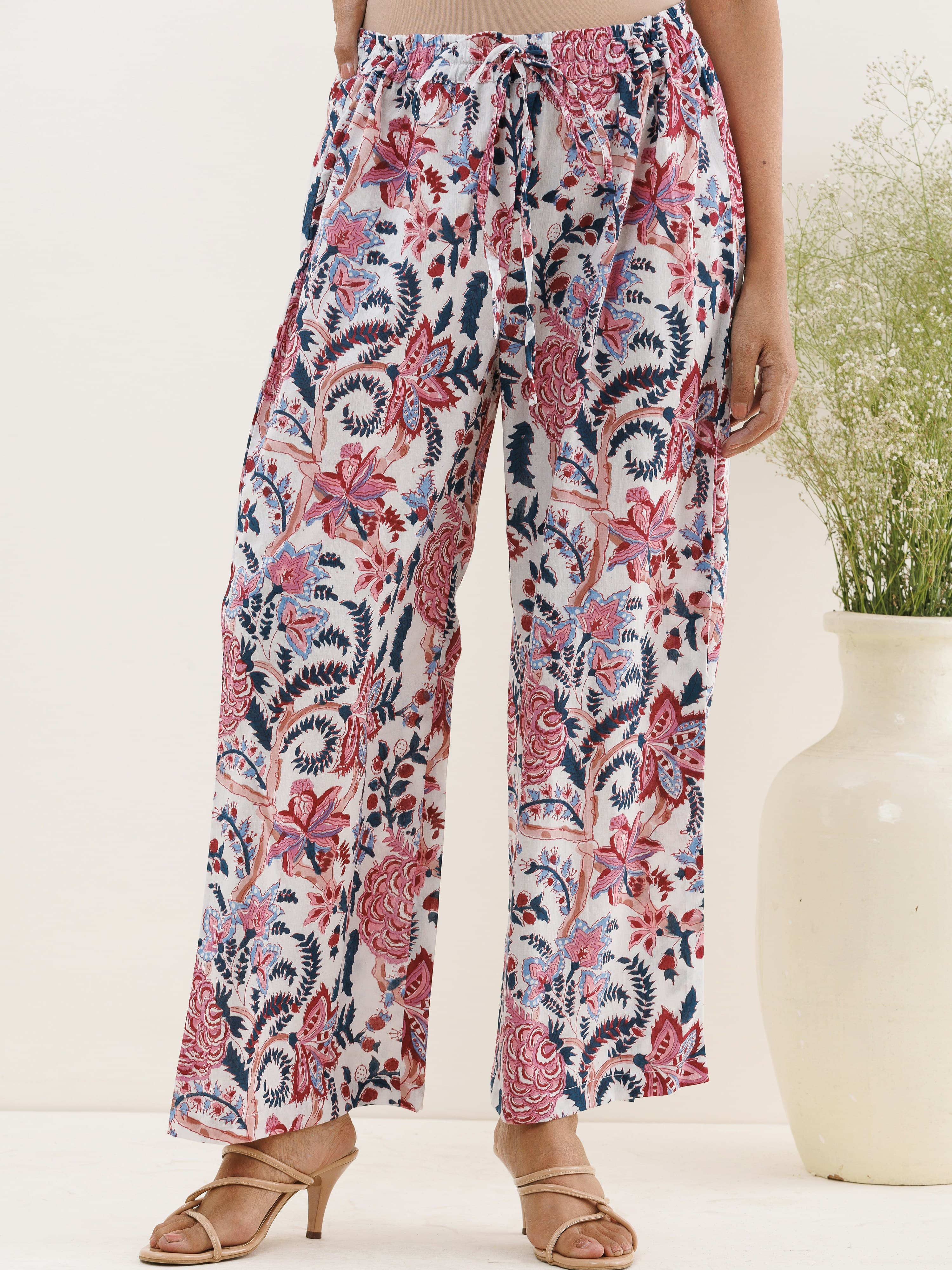 High-Waist Palazzo Trousers